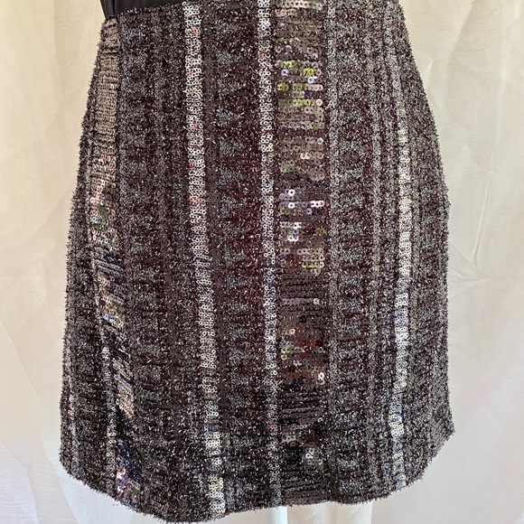 Black Sparkle Mini Skirt - Picture 2 of 3